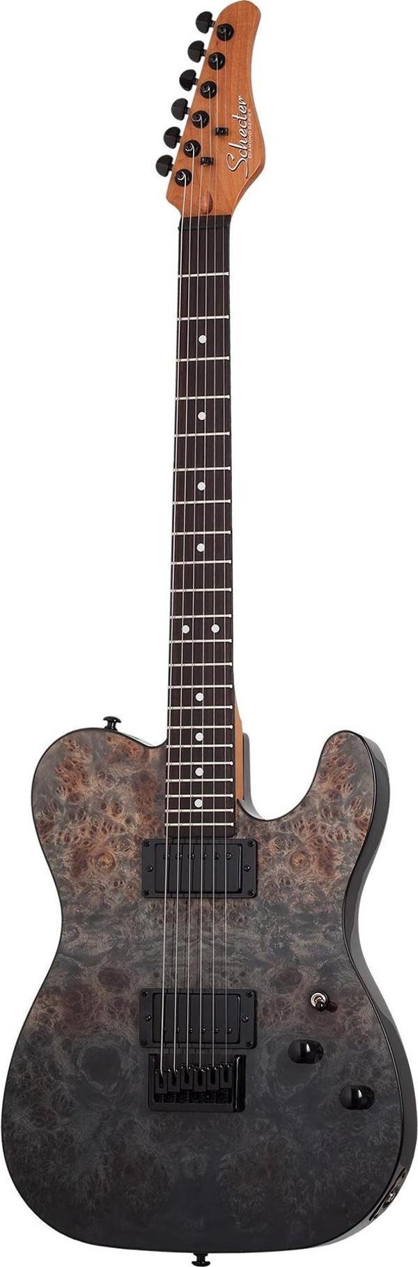 Schecter PT Standard Elektro Gitar (Black Fade Burst Burl) - Image 1