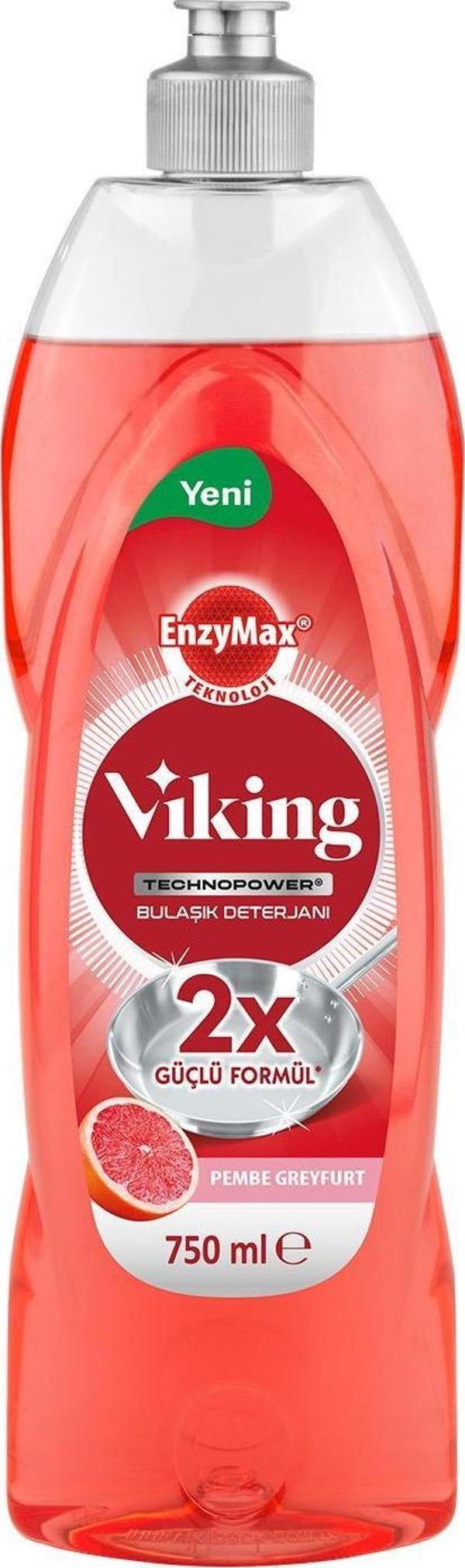 TECHNOPOWER Bulaşık Deterjanı Pembe Greyfurt 750 ml - Image 1
