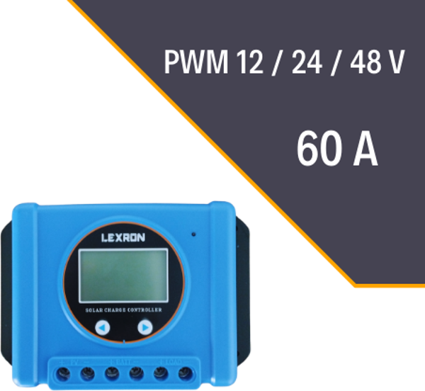 LEXRON 60A PWM ŞARJ KONTROL CİHAZI - Image 1