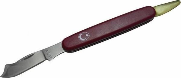 MY 004 Bağ / Bahçe/ Aşı Çakı Bıçağı 20 cm - Türk Bayraklı Plastik Sap - Image 1