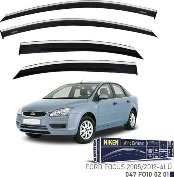 Niken Ford Uyumlu Focus Hatchback 2012 - Kromlu Cam Rüzgarlığı - Image 1