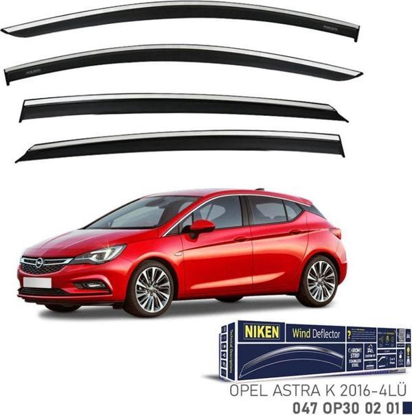 Niken Opel Uyumlu Astra K -2016 Kromlu Cam Rüzgarlığı 2016 Üzeri - Image 1