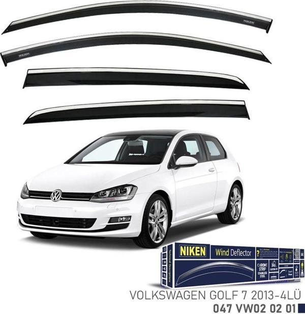 Niken Volkswagen Uyumlu Golf 7 2013 Ve Sonrası Kromlu Cam Rüzgarlı - Image 1