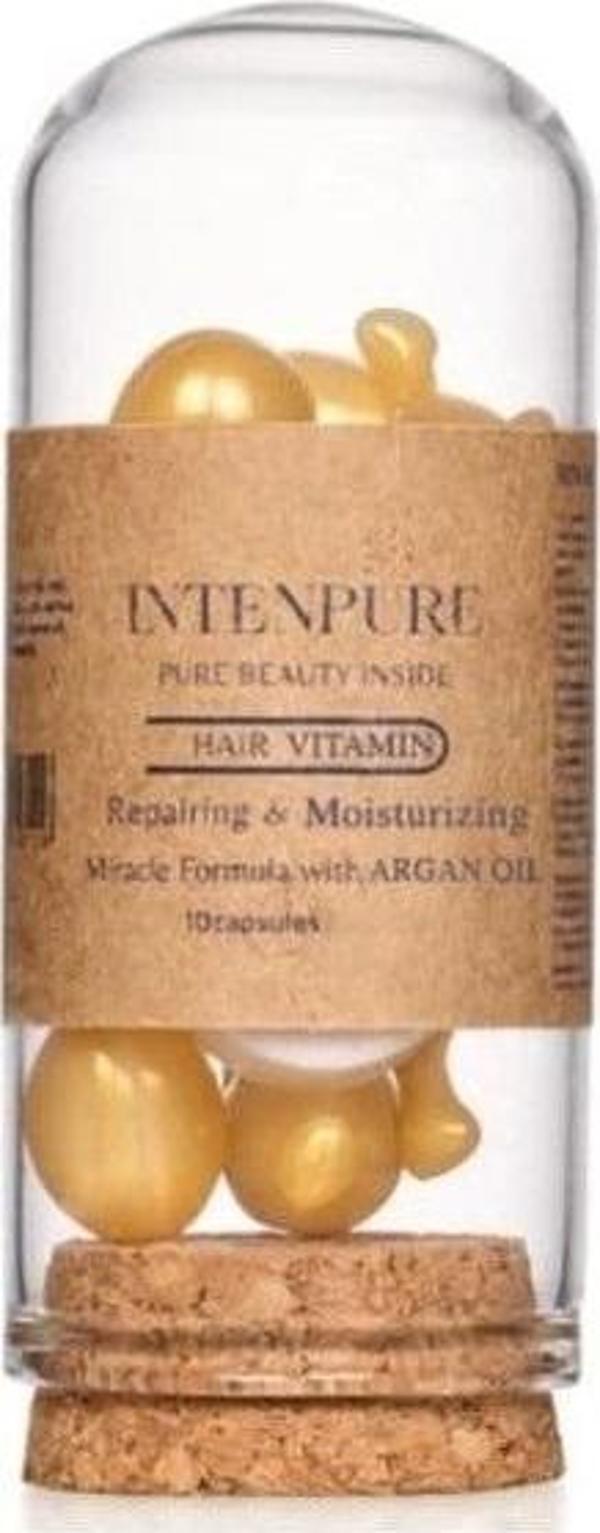 Intenpure Onarıcı & Nemlendirici Saç Vitamini 10 Kapsül - Image 1