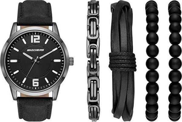 Skechers SR9043 Erkek Set Kol Saati ve Bileklik - Image 1