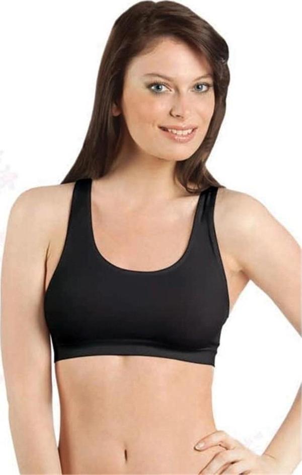 Elite Life Kadın Kalın Askılı Dikişsiz Sporcu Sütyen Büstiyer 3'Lü Paket - 775  - Image 1