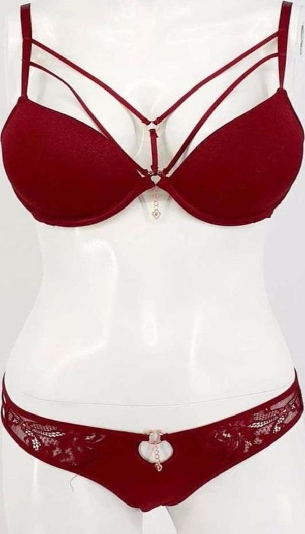 LE JARDİN 5020 SİLİKONLU TAŞLI SİMLİ SÜTYEN TAKIM - Image 1