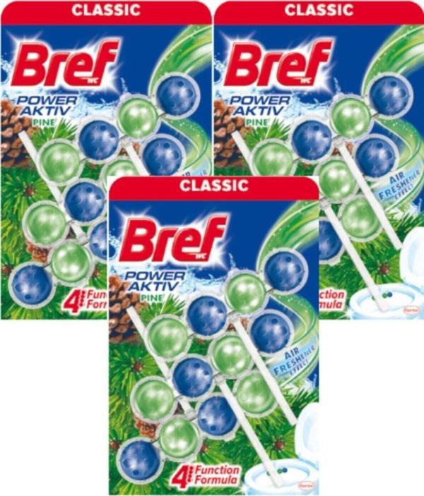 Bref Power Aktif Klozet Temizleyci 4 Top 3 Lü Set - Image 1