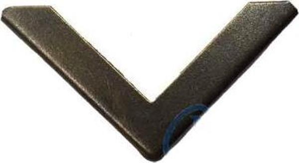 Kitap, Kapak, Menü, Albüm Köşesi, Büyük - 23x40mm, Eskitme, 10 Adet - Image 1