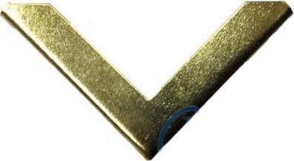 Kitap, Kapak, Menü, Albüm Köşesi, Büyük - 23x40mm, Sarı, 10 Adet - Image 1