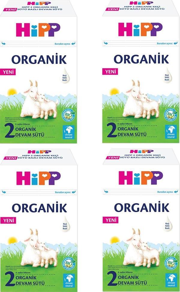 Hipp 2 Organik Keçi Sütü Bazlı Devam Sütü 400 gr 4 ADET - Image 1