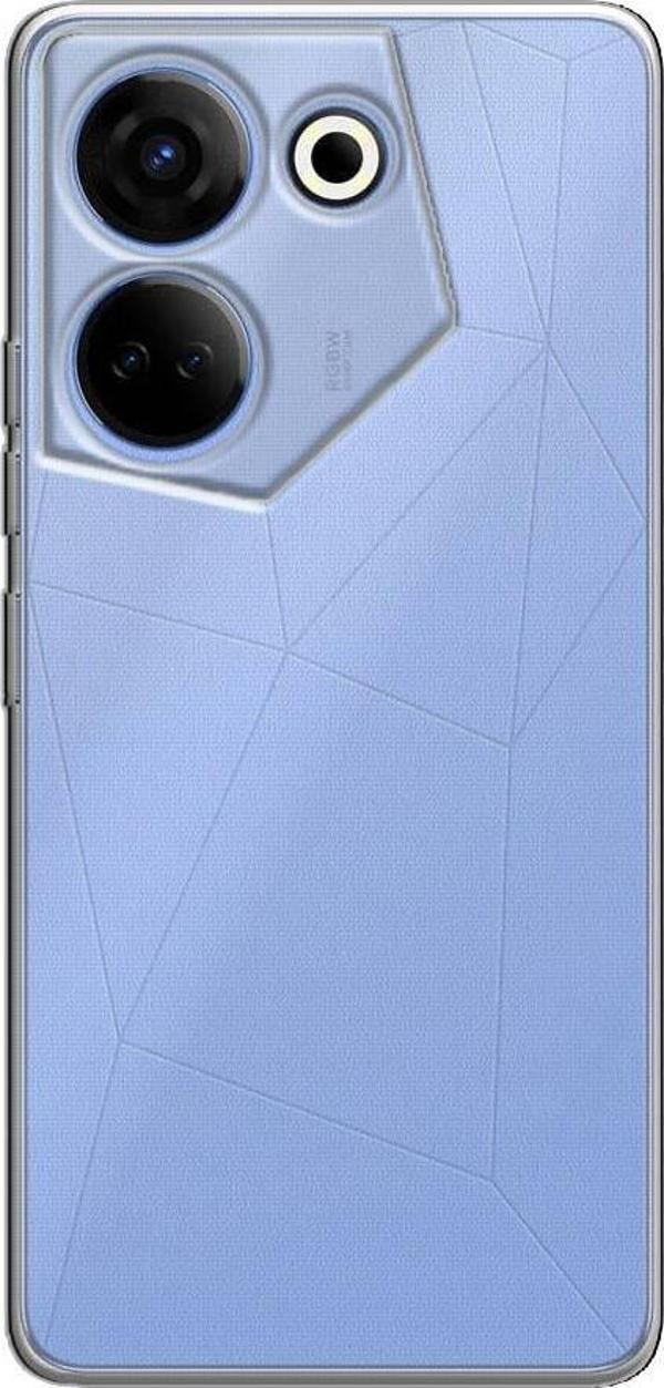 Tecno Camon 20 Pro 5G Kılıf Şeffaf İnce ve Esnek Süper Silikon Kılıf - Image 1