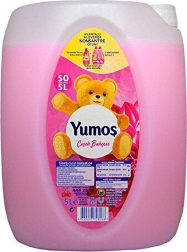 Yumoş Çamaşır Yumuşatıcısı Çiçek Bahçesi 4 x 5 L - Image 1