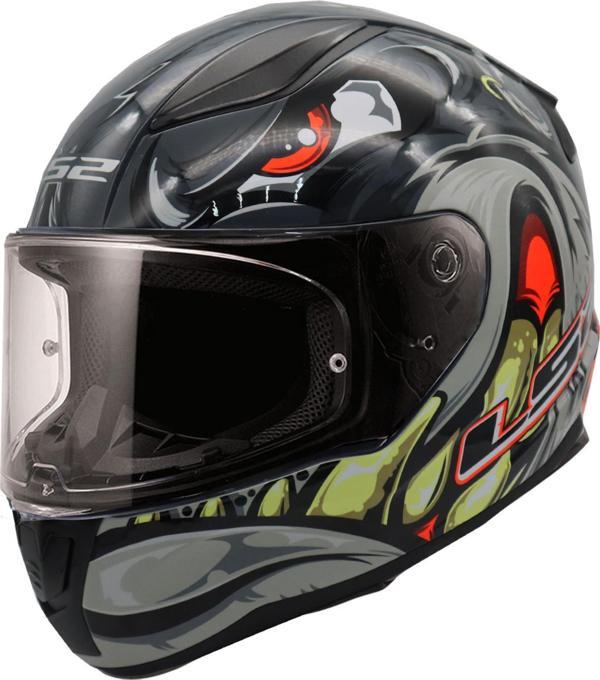LS2 RAPID SPOX GRİ KIRMIZI KASK - Image 1