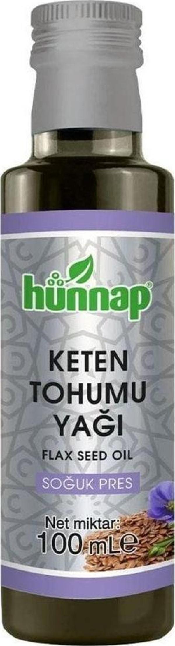 HÜNNAP KETEN TOHUMU YAĞI SOĞUK PRES 100 ML  - Image 1