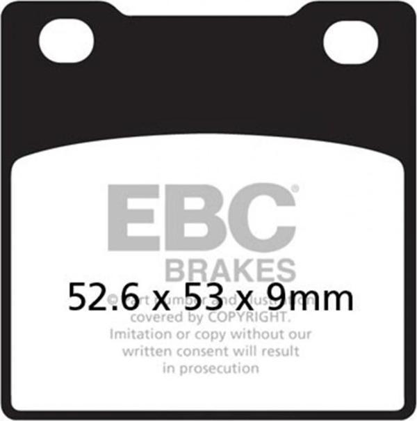 Ebc Fren Balatası Fa063  1998-2006 Suzuki Gsx 600 F  Arka - Image 1