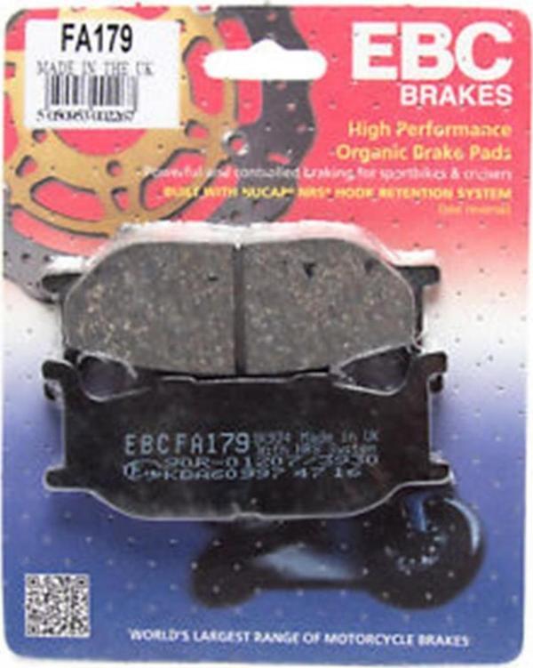 Ebc Fren Balatası Organik Fa179  Yamaha Scr950 Ön - Image 1