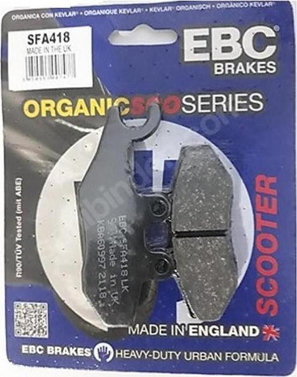 Ebc Fren Balatası Sfa418 2005-2006 Piaggio X9 250  Ön Sağ - Image 1