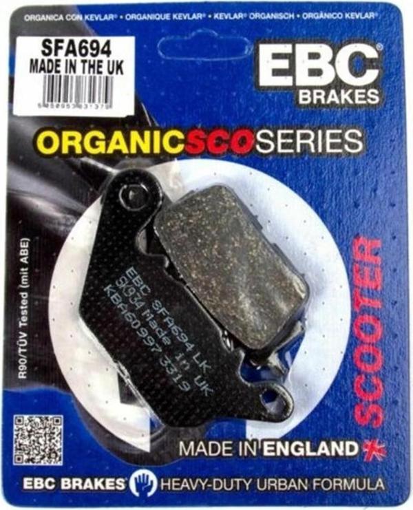 Ebc Fren Balatası Organik Sfa694 Ön Yamaha Delıght 125 2017 - 2018 - Image 1