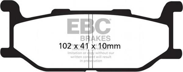 Ebc Fren Balatası Sinter Sfa179hh Yamaha Scr950 Ön - Image 1