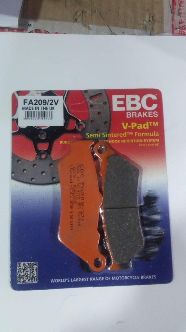 Ebc Fren Balatası Yarı Sinter Fa209/2v 2012-2018 Bmw F 800 Gs Adventure Ön - Image 1