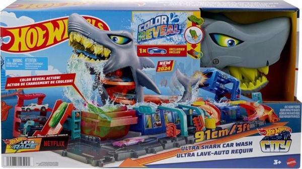 Hot Wheels Muhteşem Köpek Balığı Araba Yıkama Htn82 Lisanslı Ürün - Image 1