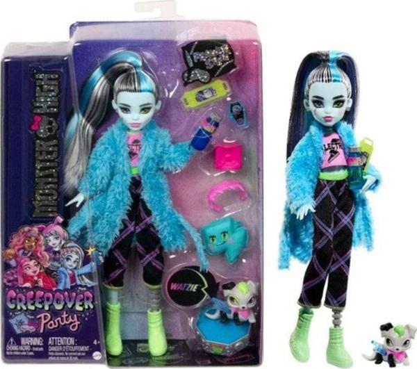 Mattel Monster High Creepover Party Frankie Stein Hpd55 Hky68 Lisanslı Ürün - Image 1