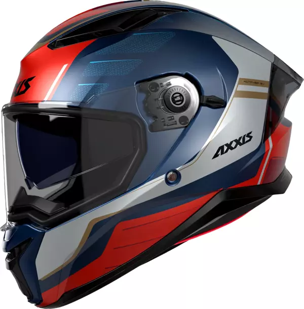 AXXIS PANTHER SV PRESTIGE C7 MATT BLUE FULL FACE KASK - Image 1