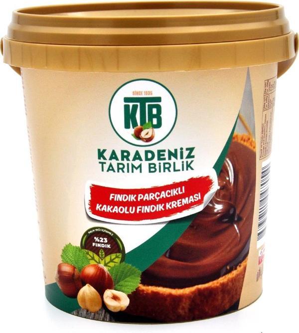 Karadeniz Tarım Birlik Fındık Parçacıklı Kakaolu Fındık Kreması 800 G Sürülebilir Çikolata 800G - Image 1