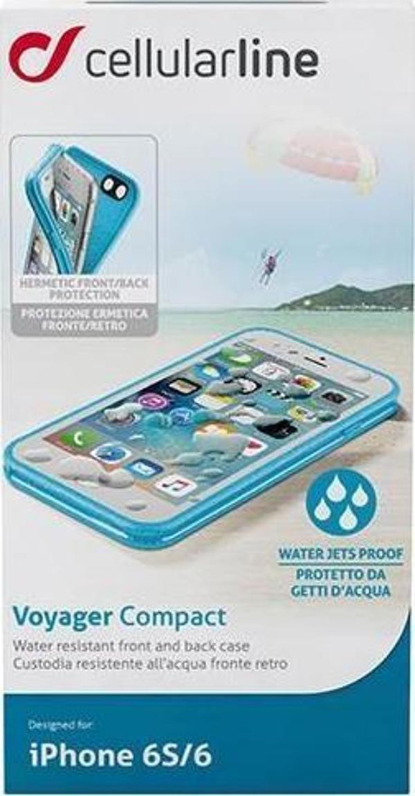 Cellular Line Suya Dayanıklı Voyager Compact Kılıf Apple iPhone 6/6S - Mavi - Image 1