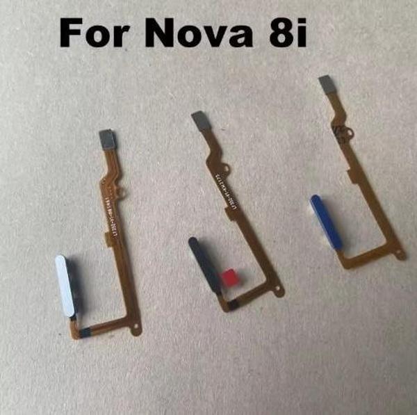 Huawei Nova 8i G Honor X20 için 5G 2021 parmak izi sensörü güç düğmesi Flex kablo dokunmatik kimlik sensörü ev düğmeleri parçaları - Image 1