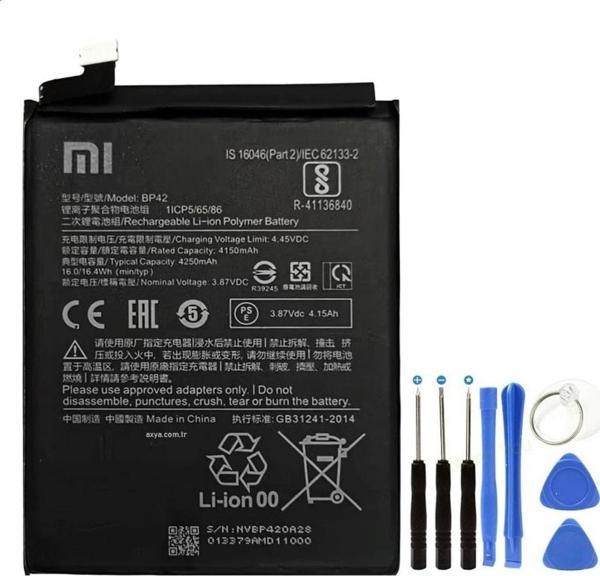 Xiaomi Mİ 11 Lite Pil Batarya BP42 ve Tamir Seti - Image 1