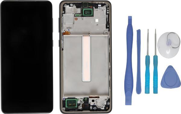 Tkgz - Samsung Galaxy A33 5G SM-A336 Lcd Ekran Dokunmatik - A - Kalite ÇITALI SİYAH + TAMİR SETİ - Image 1
