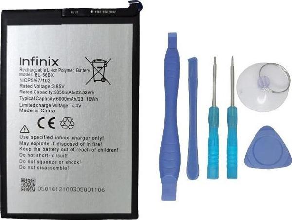 Infinix HOT 9 PLAY Uyumlu Batarya Pil Sıfır Orijinal + TAMİR SETİ - Image 1