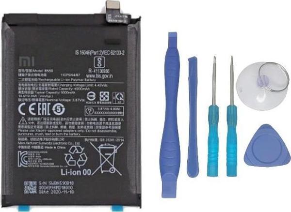 Xiaomi Redmi NOTE 10S - BN 59 - Uyumlu Batarya Pil Sıfır Orijinal + TAMİR SETİ - Image 1