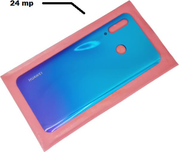 Tkgz - P30 Lite Arka Pil Batarya Kapağı (24 MP) MAVİ - Image 1