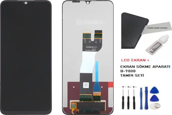 Samsung Galaxy A05s SM-A057 Uyumlu Lcd Ekran Dokunmatik SERVİS Orijinali + B-7000 - Image 1