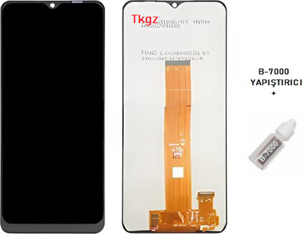 Samsung Galaxy A12  - SM-A125 Uyumlu Lcd Ekran Dokunmatik SERVİS Orijinali + B-7000 - Image 1