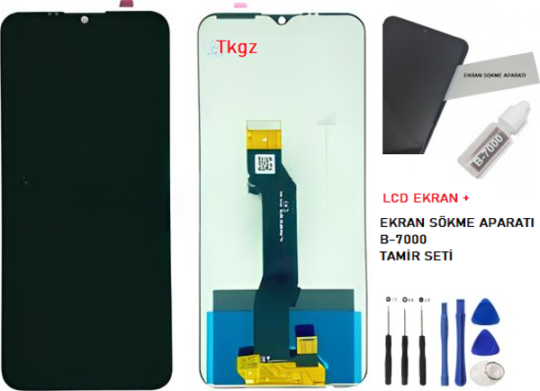 Omix X5 Uyumlu Lcd Ekran Dokunmatik SERVİS Orijinali + B-7000 + TAMİR SETİ - Image 1