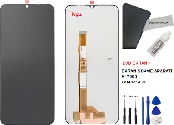 Vivo Y70 Uyumlu Lcd Ekran Dokunmatik SERVİS Orijinali + B-7000 + TAMİR SETİ - Image 1