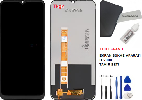 Tkgz - Oppo A31 Lcd Ekran Dokunmatik -A- Kalite + B-7000 + TAMİR SETİ - Image 1