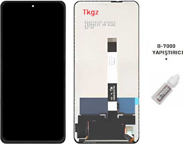 Xiaomi POCO X3 PRO Uyumlu Lcd Ekran Dokunmatik SERVİS Orijinali + B-7000 - Image 1