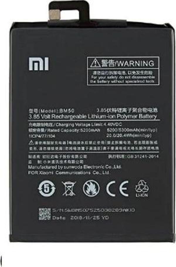 Xiaomi Mi MAX 2 - BM 50 - Uyumlu Batarya Pil Sıfır Orijinal - Image 1