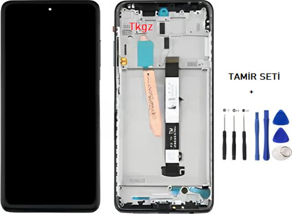Tkgz - Xiaomi POCO X3 PRO Lcd Ekran Dokunmatik -A- Kalite ÇITALI MAVİ + TAMİR SETİ - Image 1