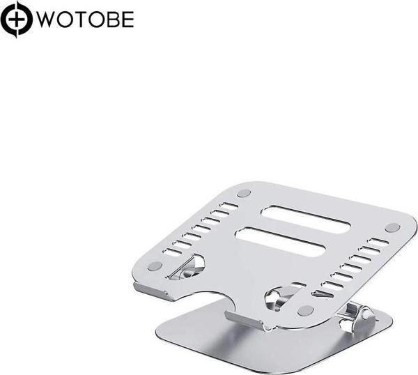 Wotobe Ayarlanabilir Metal Laptop Standı Notebook Tutucu Alüminyum Macbook Yükseltici - Image 1