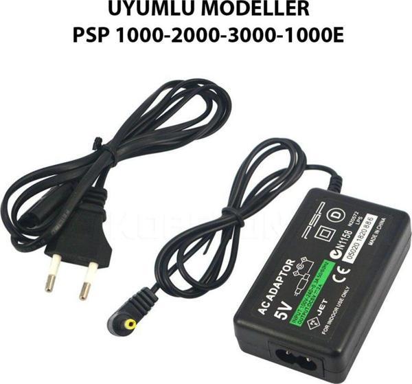 Wotobe Psp 1000-2000-3000-1000E Uyumlu 5V Şarj Adaptörü - Image 1
