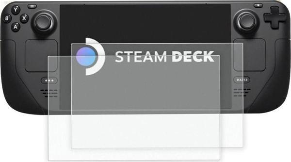 Wotobe Steam Deck Oyun Konsolu 9H Nano Uyumlu Temperli Cam Ekran Koruyucu-2 Adet - Image 1