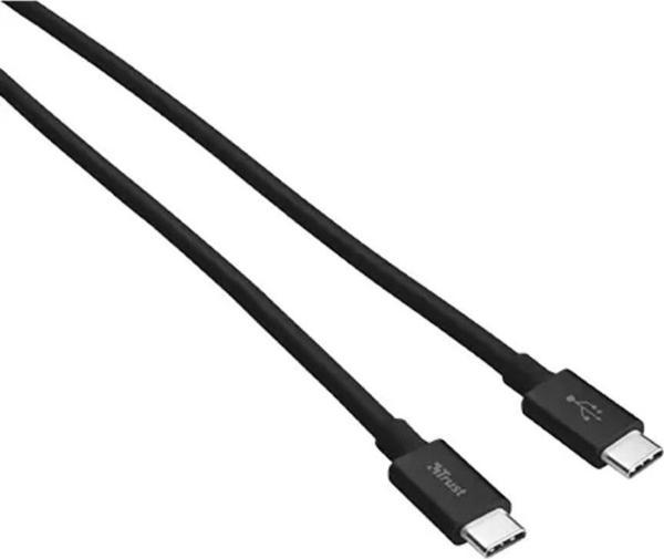 Trust 21176 Usb C To Usb C Kablo 1M Siyah (Usb 2.0) - Image 1