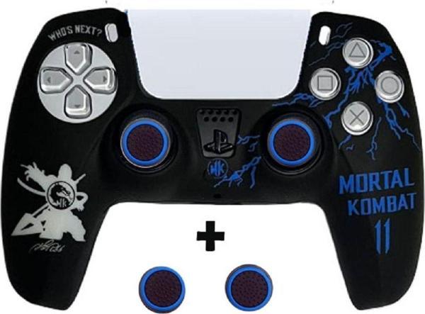 Dobe Ps5 Dualsense Mortal Kombat  Koruyucu Silikon Kılıf + Analog Silikon Koruyucu - Image 1