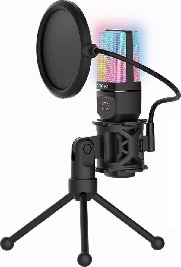 Yanmai Sf-777 Kayıt Condenser Pop Filtre Kardioid Mikrofon + Tripod - Image 1